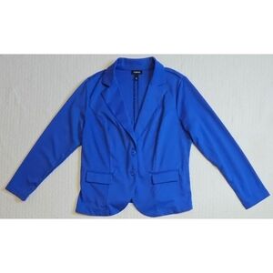 Torrid Blue Jersey Knit Blazer